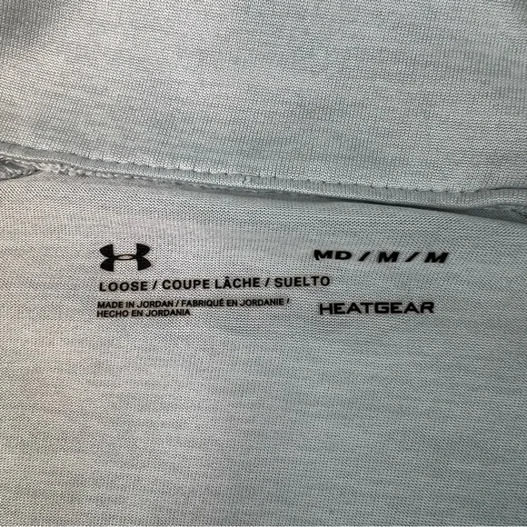 Under Armour HeatGear Tech Twist Womens Medium Loose 1/2 Zip Long Sleeve - Picture 3 of 8